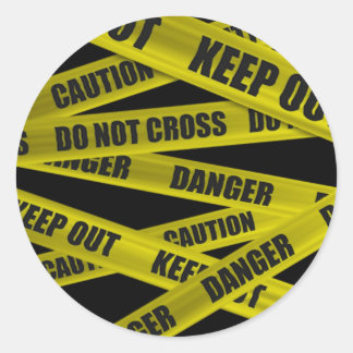 Caution Tape Stickers