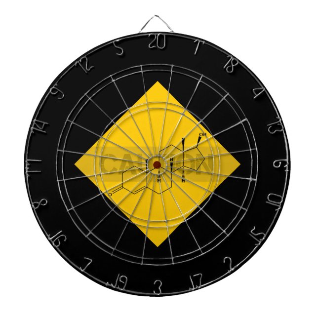 Caution: Testosterone Dartboard (Front)