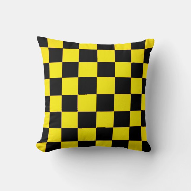 CAUTION  THROW PILLOW (Front)