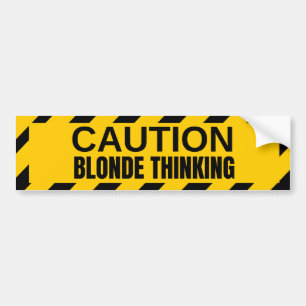 Caution Woman Driver  Bumper Sticker
