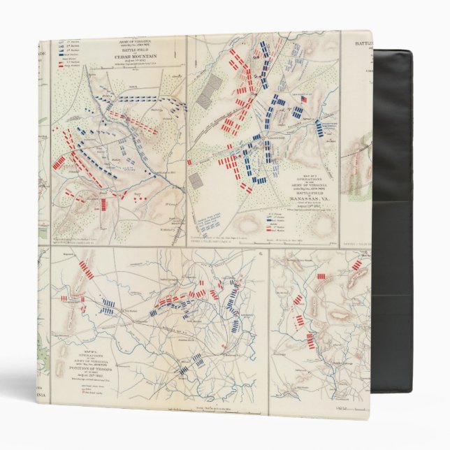 Cav Brigade, Cedar Mtn, Manassas, Bull Run Binder (Front/Inside)