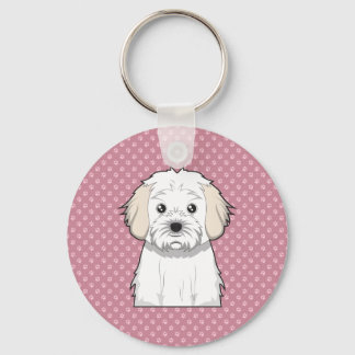 Cavachon Cartoon Keychain