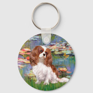 Cavalier 2 (bl) - Lilies 2 Keychain