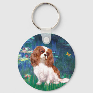 Cavalier 2 (Bl) - Lilies 5 Keychain