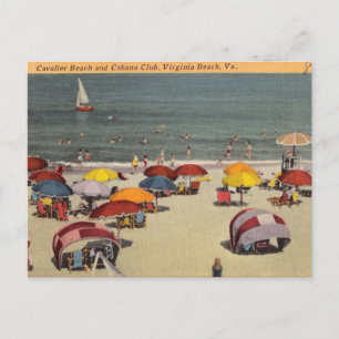 Cavalier Beach and Club, Virginia Beach, Va Postcard
