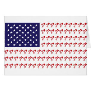 Cavalier BMX - Drapeau américain patriotique+
