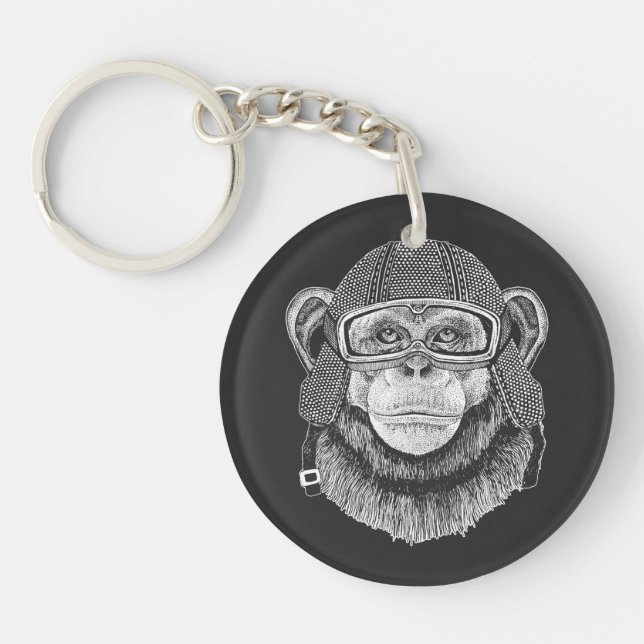 Cavalier de moto de chimpanzé (Devant)