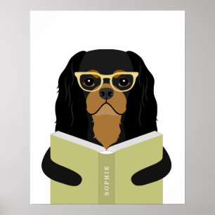Cavalier Dog Personalized Print