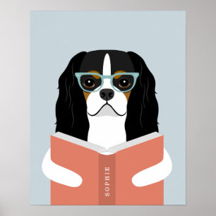 Cavalier Dog Personalized Print