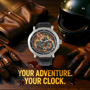 Cavalier enflammé, face de montre Firestorm.