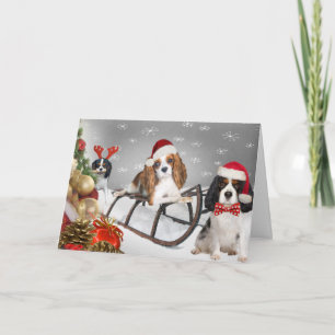 Cavalier Have A Yappy Christmas Cards