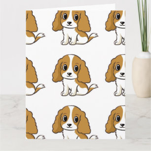 cavalier kcs blenheim cartoon card