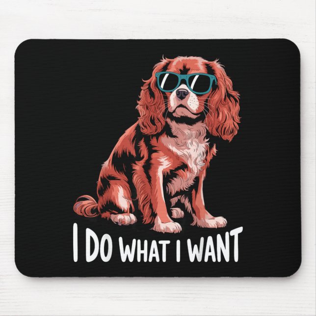Cavalier King Charles Art For Men Women Cavalier S Mouse Pad (Front)