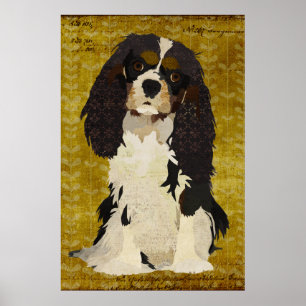 Cavalier King Charles Art Poster