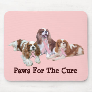 Cavalier King Charles Breast Cancer Mousepad