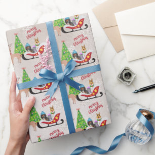 Cavalier King Charles, Collie and Havanese Wrapping Paper