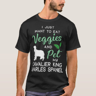 Cavalier King Charles Dog Cigar lover owner Birthd T-Shirt