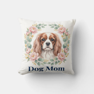 Cavalier King Charles Dog Mom Pillow