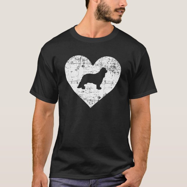 Cavalier King Charles heart T-Shirt (Front)