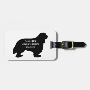 Cavalier King Charles name silo Luggage Tag