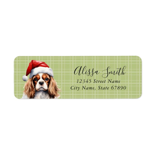 Cavalier King Charles Spaniel Address Labels (Front)