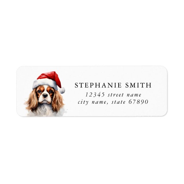 Cavalier King Charles Spaniel Address Labels (Front)