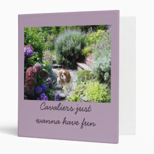 Cavalier King Charles Spaniel Binder