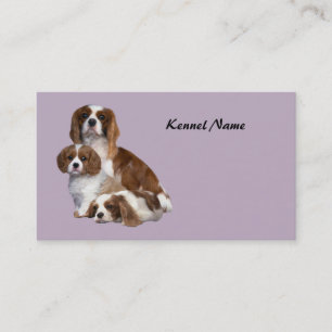Cavalier King Charles Spaniel Breeder Business Car Card