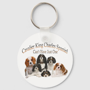 Cavalier King Charles Spaniel Can't Have Just One Keychain