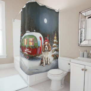 Cavalier King Charles Spaniel Caravan Christmas