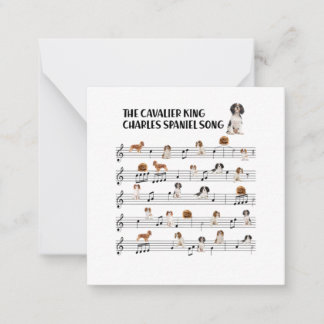 Cavalier King Charles Spaniel Card