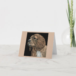 Cavalier King Charles Spaniel Card - Rosie