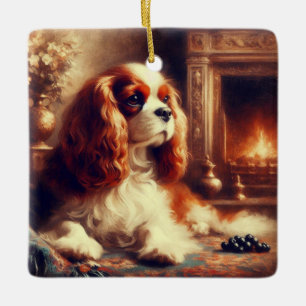 Cavalier King Charles Spaniel Ceramic Ornament