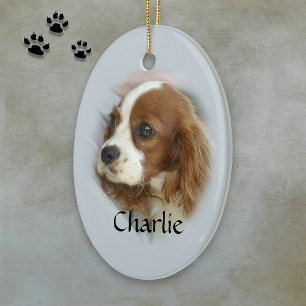 Cavalier King Charles Spaniel Ceramic Ornament
