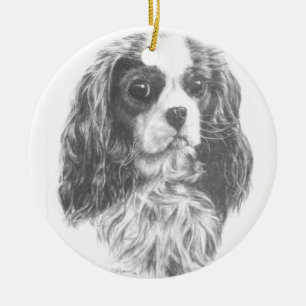 Cavalier King Charles Spaniel Ceramic Ornament