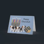Cavalier King Charles Spaniel Chanukah Card Menora<br><div class="desc">Remembering family and friends during the Chanukah season is a wonderful way to keep in touch with the people you love and care about. I created these dog Chanukah cards with love and care and I am sure anyone who loves dogs will be delighted to receive them. You do have...</div>