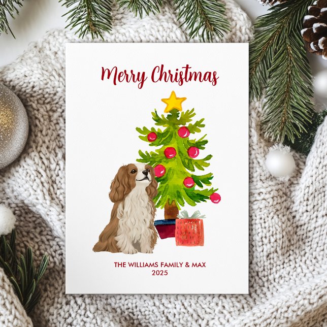 Cavalier King Charles Spaniel Christmas Card (Creator Uploaded)