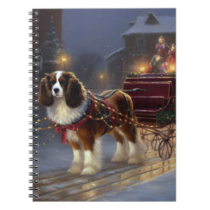Cavalier King Charles Spaniel Christmas Festive Notebook
