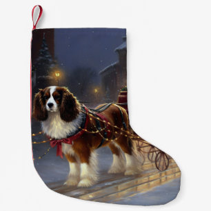 Cavalier King Charles Spaniel Christmas Festive  Small Christmas Stocking