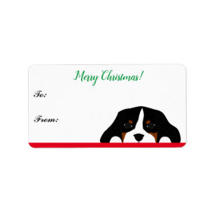 Cavalier King Charles Spaniel Christmas Gift Tag