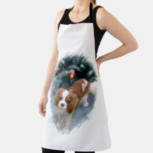 Cavalier King Charles Spaniel Christmas Gifts Apron