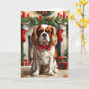 Cavalier King Charles Spaniel Christmas Greeting Card