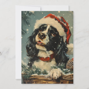 Cavalier King Charles Spaniel Christmas Holiday Card