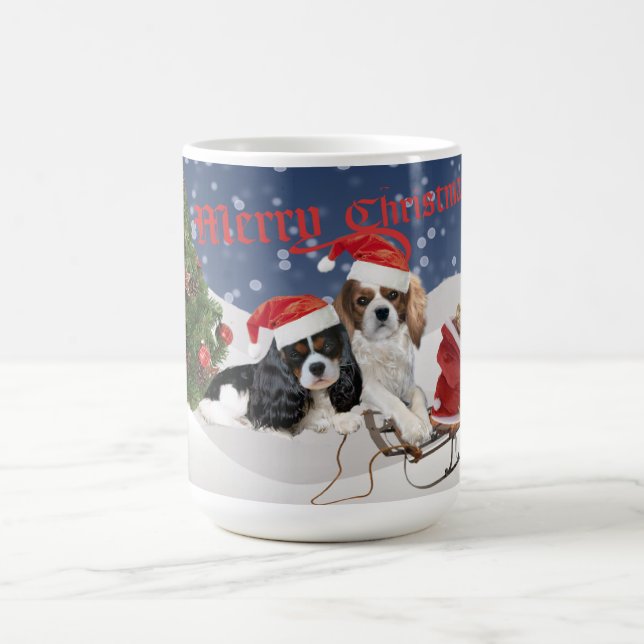 Cavalier King Charles Spaniel Christmas Mug (Center)