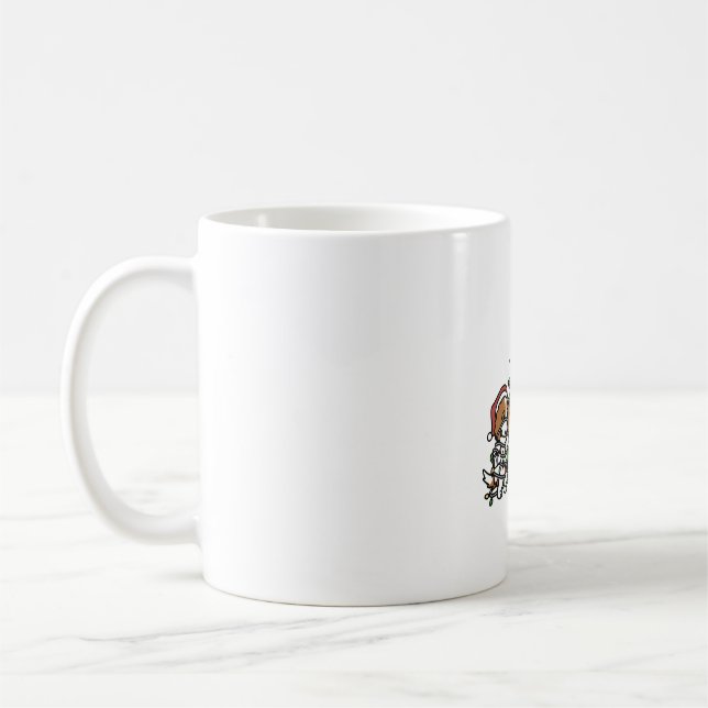 Cavalier King Charles Spaniel Christmas Tree Coffee Mug (Left)