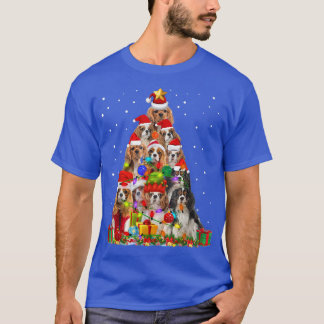Cavalier King Charles Spaniel Christmas Tree mas l T-Shirt