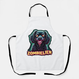 Cavalier King Charles Spaniel CKCS Zombie Dog Hall Apron
