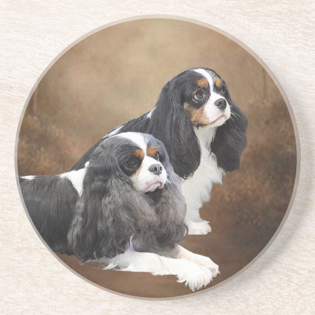 Cavalier King Charles Spaniel Coaster (Front)