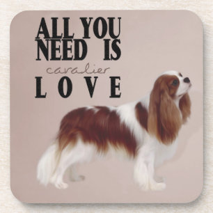 Cavalier King Charles Spaniel Cork Coaster