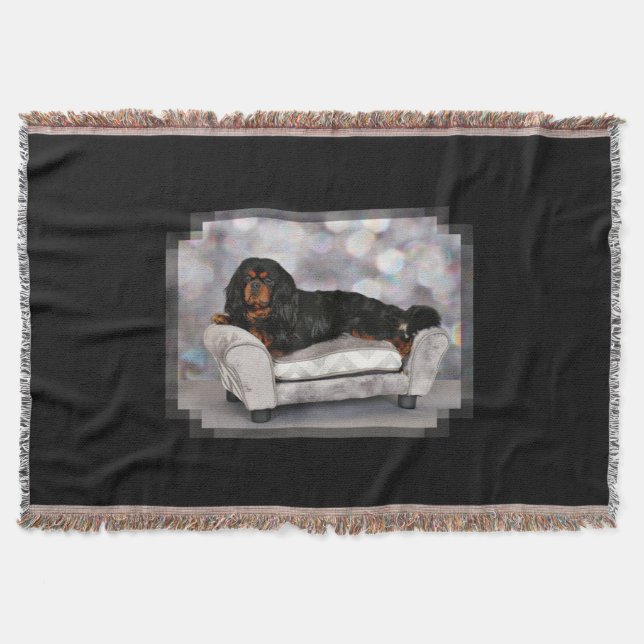 Cavalier King Charles Spaniel - Cornelius Throw Blanket (Front)